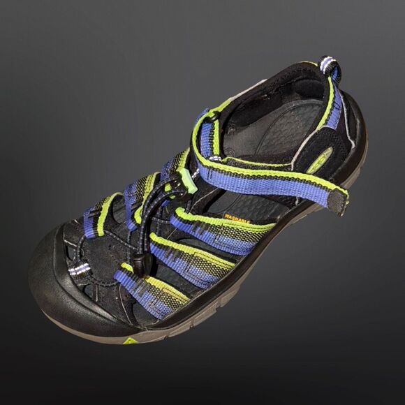 Keen Big Kids Newport H2 Vivid Navy & Black Sandals Size 4 - Picture 7 of 7